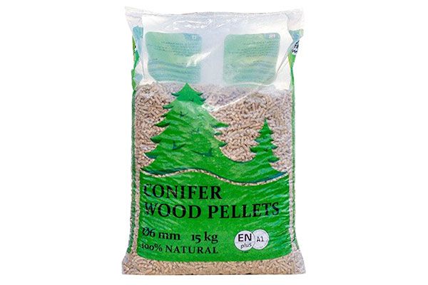 Pellet naturale 100% abete, ENplus A1, conf. 38 sacchi 15 Kg